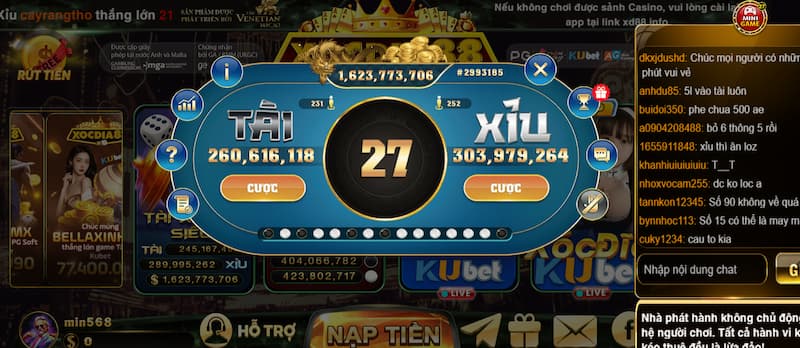 Có 3 loại hũ tài xỉu 