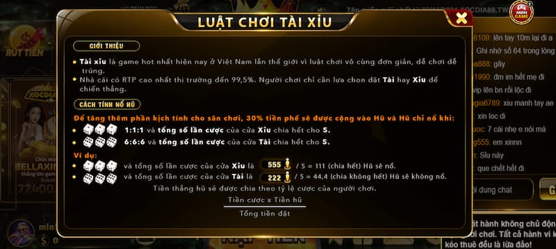 Sicbo siêu hũ hiện đang rất hot 